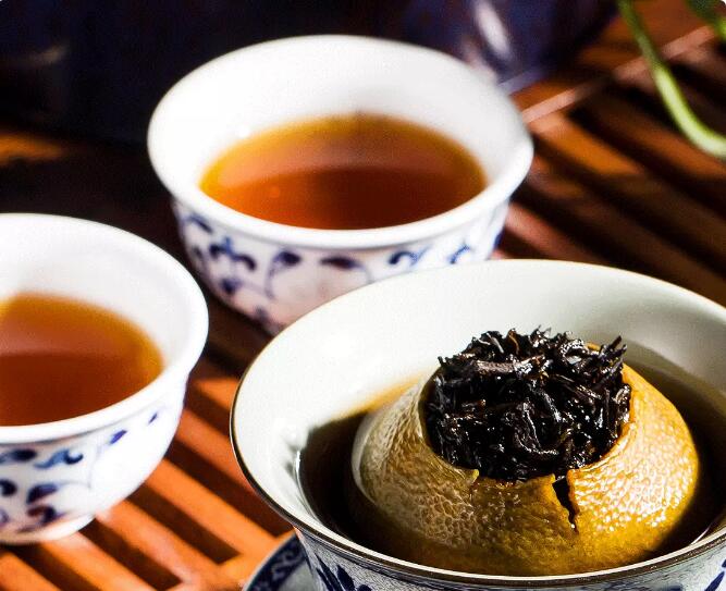 闲来一杯柑普茶，清新又温暖