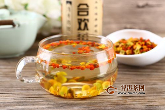 合欢花茶的制作方法