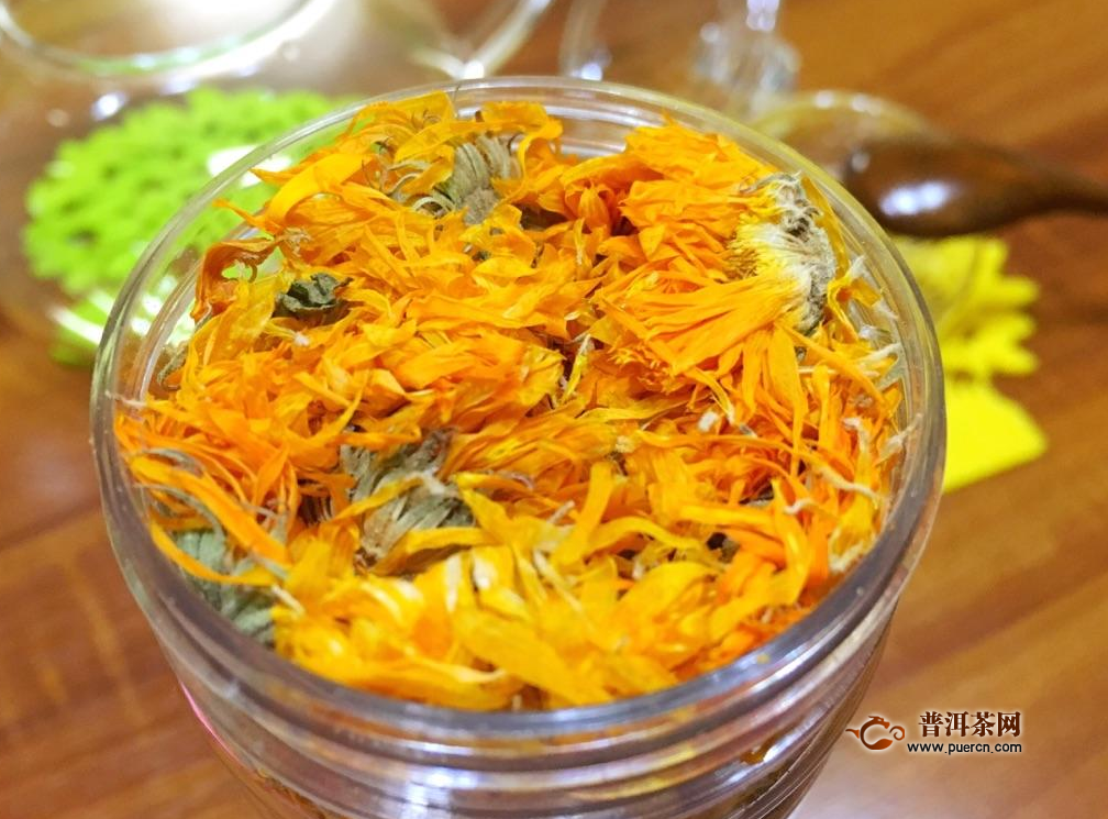 玫瑰金盏花茶功效，玫瑰金盏菊茶的泡法