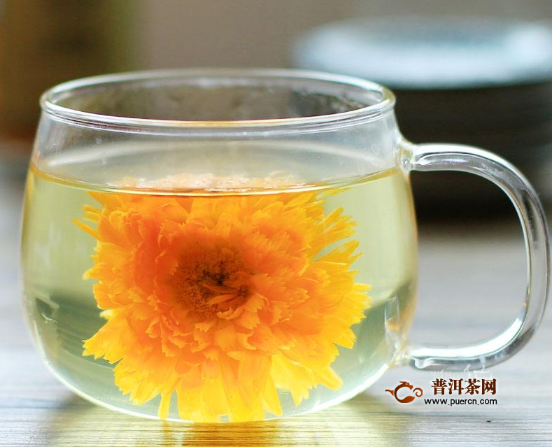玫瑰金盏花茶功效，玫瑰金盏菊茶的泡法