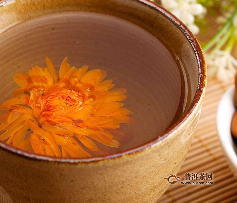 金盏花茶的搭配，喝金盏花茶的好处