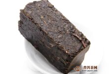 花砖茶怎么打开?撬花砖茶的方法-茗扬网