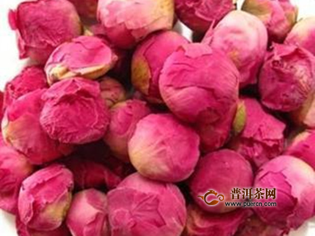 芍药花茶的制作方法