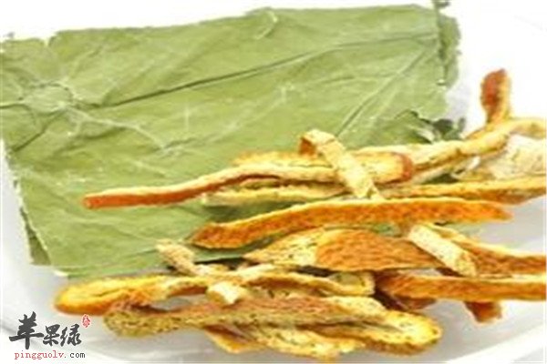 陈皮和荷叶泡茶 调理肠胃促进代谢